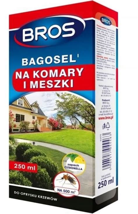 Bros Bagosel Ml Oprysk Na Komary Do Trawnika Erli Pl