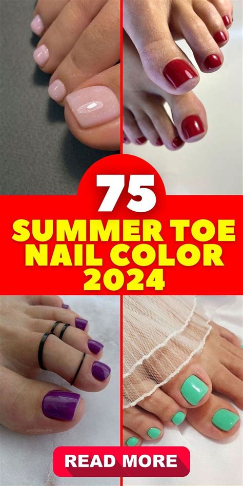 Perfect Pedicures 2024 Summer Toe Nail Color Trends For Tan And Dark