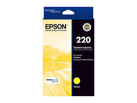 Epson 220 Yellow Genuine Ink Cartridge Ink Warehouse