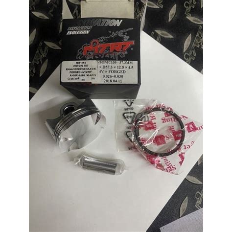 Piston Kit For Rs Sonic Mm Forged Mtrt Brand Made In Taiwan