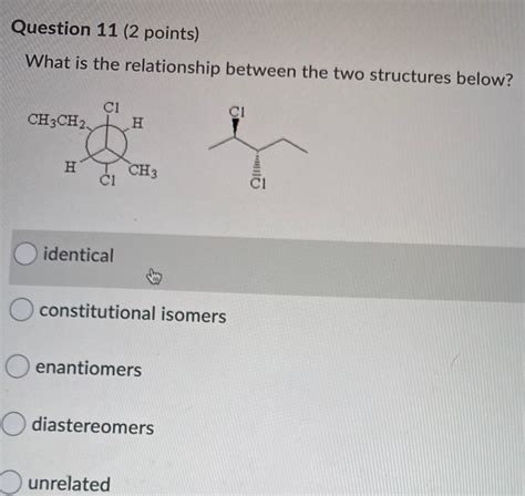 Solved Question 11 2 Points What Is The Relationship Chegg