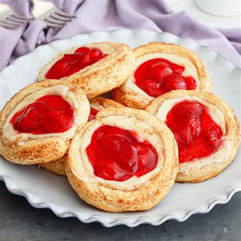 Easy Cherry Cream Cheese Crescent Rolls Danish Recipe Recipes From