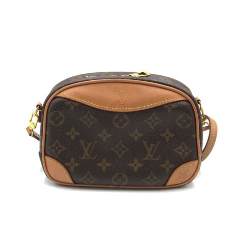 LOUIS VUITTON Deauville MINI Shoulder Bag M45528 Monogram Canvas Brown