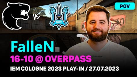 Csgo Pov Furia Fallen Vs Monte Overpass Iem Cologne