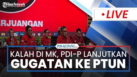 Kalah Di MK PDI Perjuangan Tegaskan Bakal Gugat Hasil Pilpres 2024 Ke