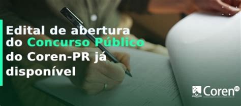 Concurso Público do Coren PR Conselho Regional de Enfermagem do Paraná