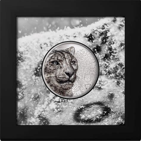 Mongolia Wild Mongolia Snow Leopard Oz Silver Proof Coin