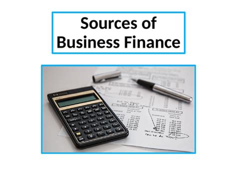 sources  finance gcse   business teaching resources