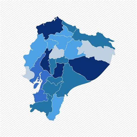 Ecuador Mapa Detallado Con Estados 2209359 Vector En Vecteezy