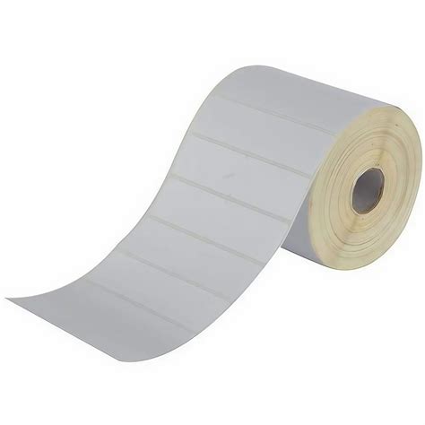 White Plain Chromo Barcode Label Packaging Type Roll GSM 100 To 200