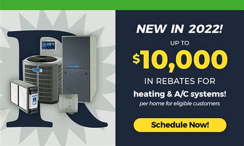 2022 HVAC Rebates - Rodenhiser Plumbing, Heating AC and Electric