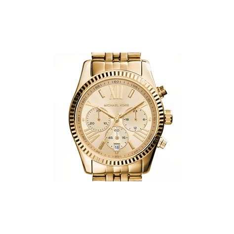 Montre Michael Kors Lexington Femme Bracelet Acier Dor Maty