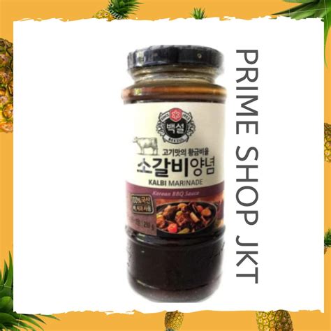 Jual Cj Beksul Korean Bbq Kalbi Sauce Marinade Gr Bumbu Saus Galbi