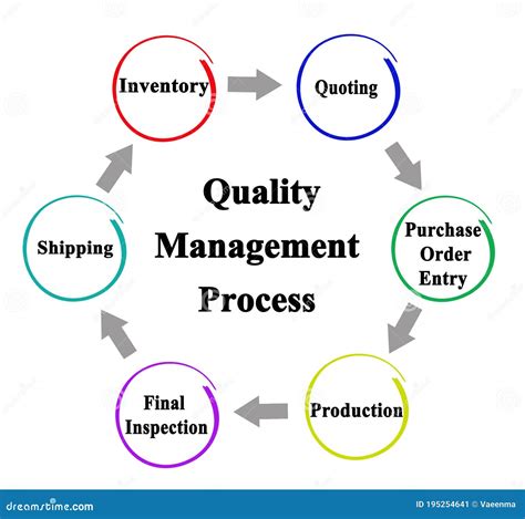 Quality Management Process Stock Illustration Illustration Of Final 195254641