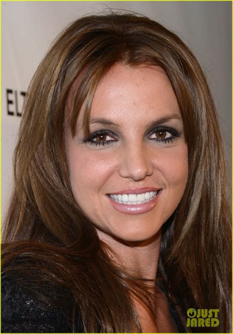 Britney Spears: Brown Hair at Elton John Oscars Party 2013: Photo ...