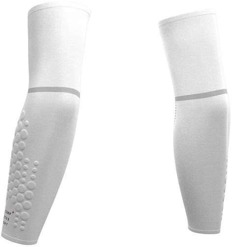 Compressport Armforce Ultralight White Compression Clothing Snowleader