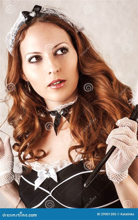 Frauen Sexy Französisches Mädchen Stockbild Bild Von Abbildung Fetisch 29901305