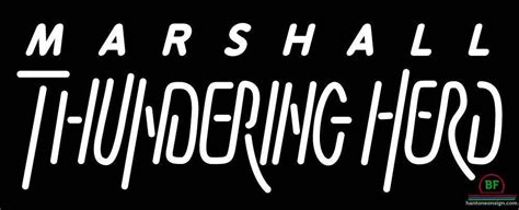 Custom Marshall Thundering Herd Neon Sign Ncaa Teams Neon Light