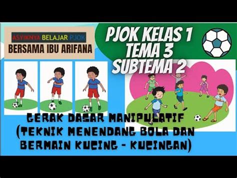 Video Pembelajaran Pjok Kelas Tema Subtema Manipulatif