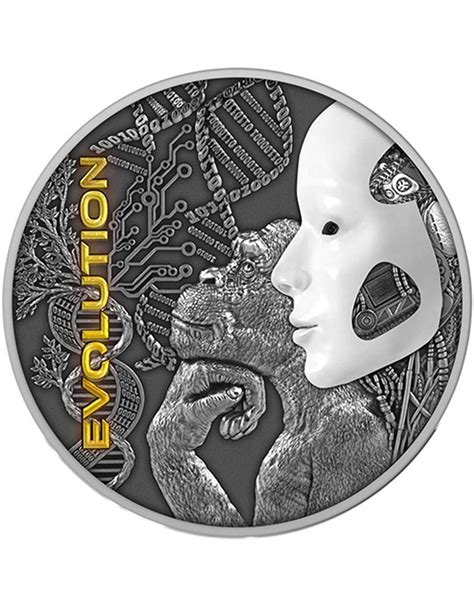 EVOLUTION 2 Oz Silver Coin 5 Niue 2022 Coins More