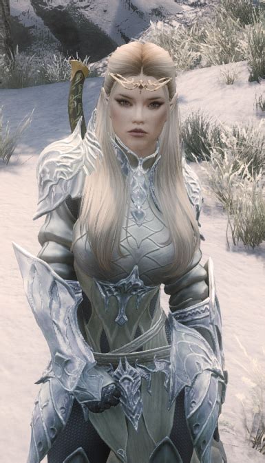 Auriel High Elf Follower And Preset At Skyrim Nexus Mods And