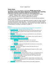 Exam 2 Objectives 2020 Docx Exam 2 Objectives Study Helps 1