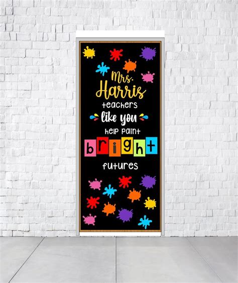 BRIGHT FUTURES Teacher Appreciation Day School Door Decor Classroom