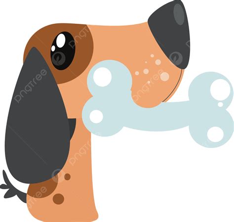 Puppy Eating Bones Png Vector Psd And Clipart With Transparent