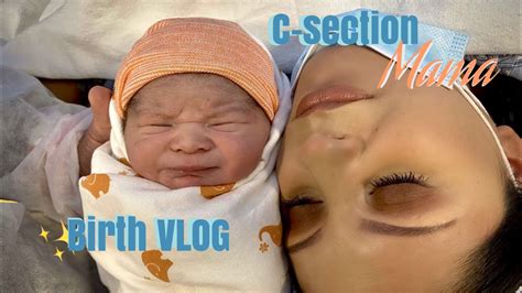 C Section Labor And Delivery Birth Vlog Scheduled C Section Youtube