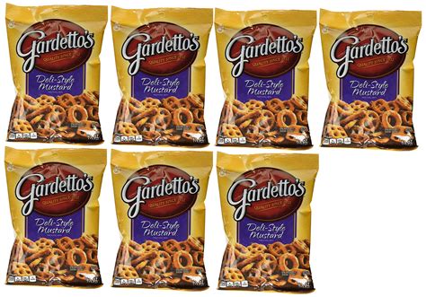 Gardettos Deli Style Mustard Pretzel Snack Mix 55oz Each 7 Count