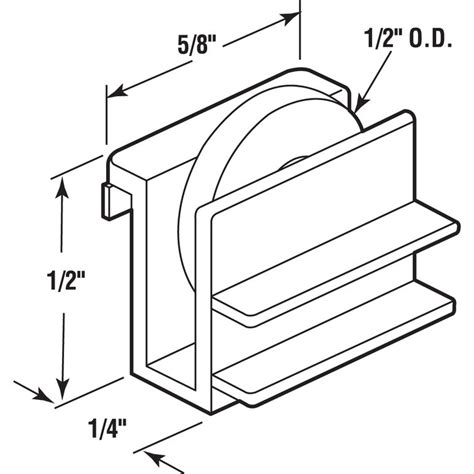 Prime Line Steel Wheel Sliding Window Roller Wayfair Canada