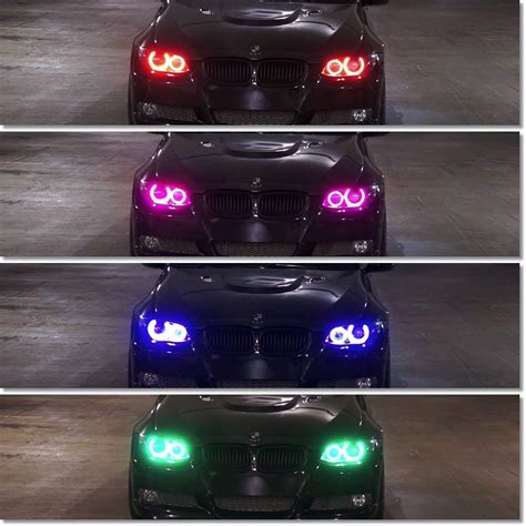 NSLUMO RGB H8 Led Marker Angel Eyes 36W Canbus Wf Control RGB H8 LED