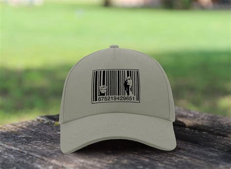 Banksy Consumerism Barcode Slave Adjustable Unisex Baseball Cap