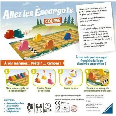 Allez les Escargots Jeu de société Ravensburger