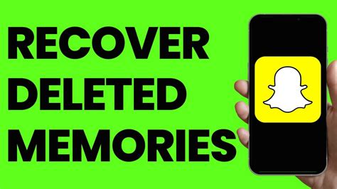 How To Recover Deleted Snapchat Memories ClueClip YouTube