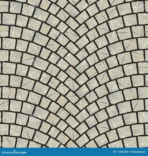 Arched Cobblestone Pavement Texture Stock Photo Cartoondealer