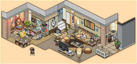 Pin De Tiền Em Room Arte Isométrica Habbo Habblet