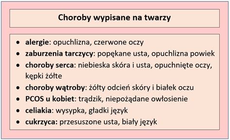 Jakie Choroby Mo Na Wyczyta Z Twarzy Ekologia Pl