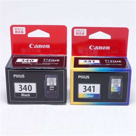 未使用198Q 送料520円 未使用 未開封 キャノン CANON 純正インク 標準容量 BC 340 BC 341の落札情報詳細