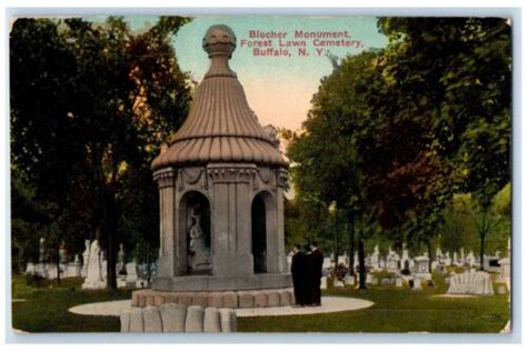 C S Blocher Monument Forest Lawn Cemetery Buffalo New York Ny