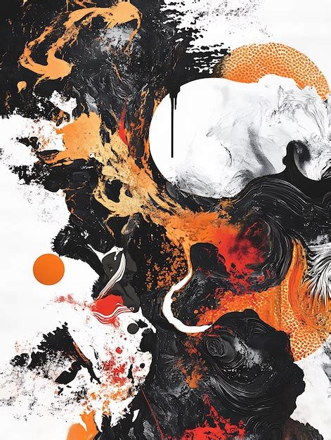 Abstract Sublimation Art Premium Ai Generated Image