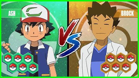 Pokemon Battle Pedia Kanto Ash Vs Brock Youtube