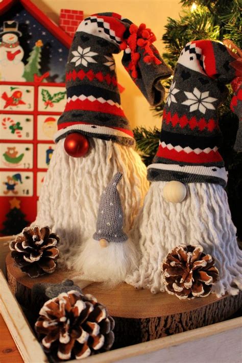 Make A Cute Gnome From A Mop And A Sock Once A Duckling Christmas