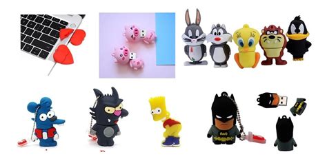 Memorias Usb Figuras De Gb Diferentes Personajes Y Formas Mercado