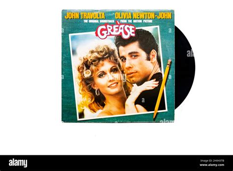 Olivia newton john and john travolta Imágenes recortadas de stock Alamy