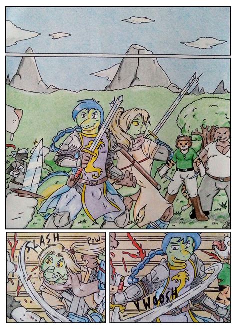 Commission Comic Sir Ferrant And His Squire Page By