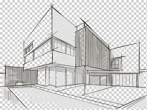 Descarga gratis Boceto de casa arquitectura dibujo arquitectónico