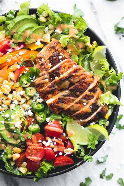 Fiesta Lime Chicken Salad With Chipotle Dressing Creme De La Crumb