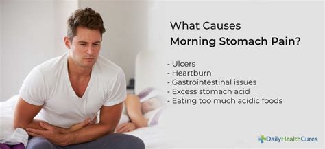 Stomach Pain In The Morning Causes Symptoms Treatment Options