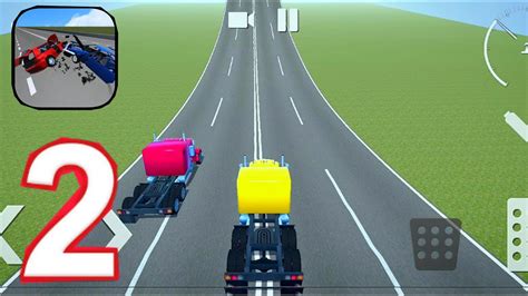 Car Crash Simulator Accident Big Ramp Gameplay Walkthrough IOS